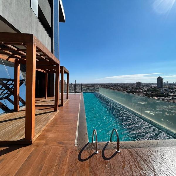 Uma Linda Vista com Quarto Privativo no Ed. Vertigo - Foto 4