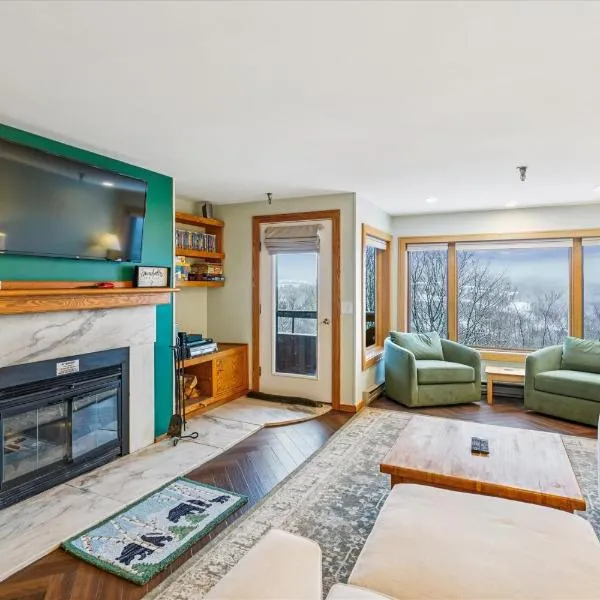 Highridge Condo Unit B14, viešbutis mieste Killington