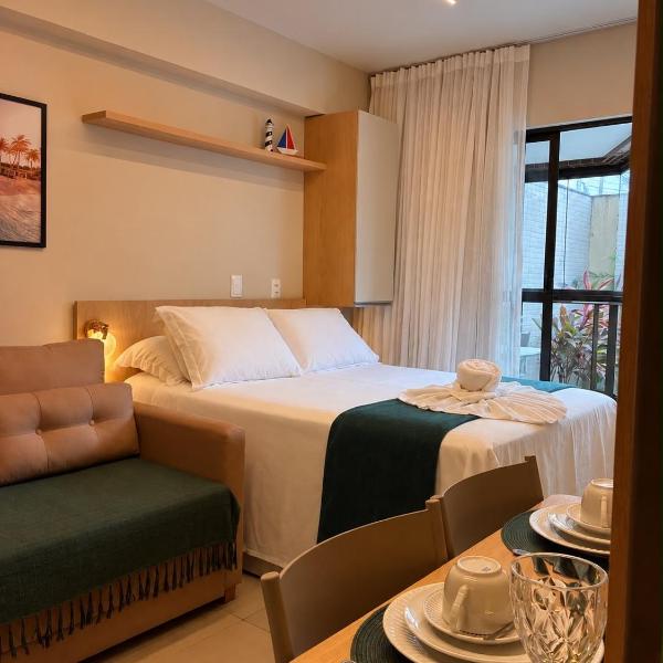 Season Flat com Varanda,Piscina Rooftop - A 1min do Centro e das Piscinas Naturais