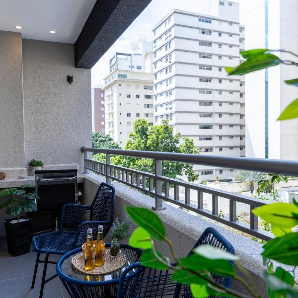 Moderno com Alexa, AC, piscina e academia - Foto 2