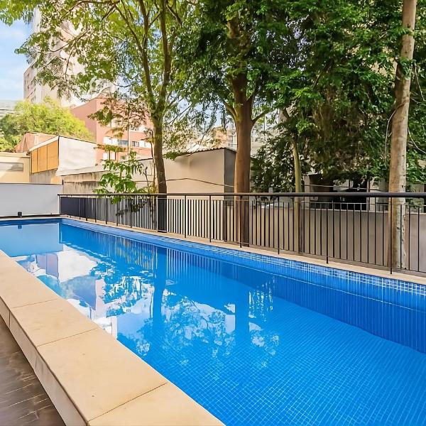 Studio a 10 min do São Paulo Expo com Garagem e Piscina - Foto 4