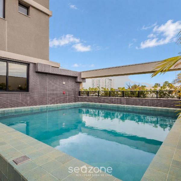 Apto 2Q completo em cond c/ piscina EPK0802