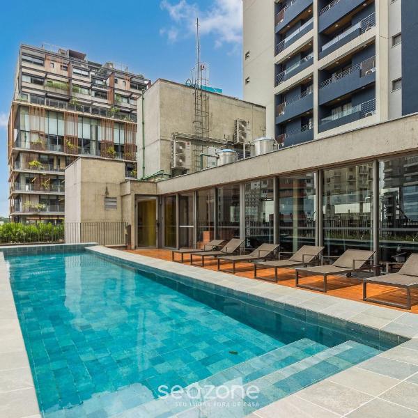 Acomodações modernas em prédio c/ piscina no coração de SP - YHEs - Foto 4