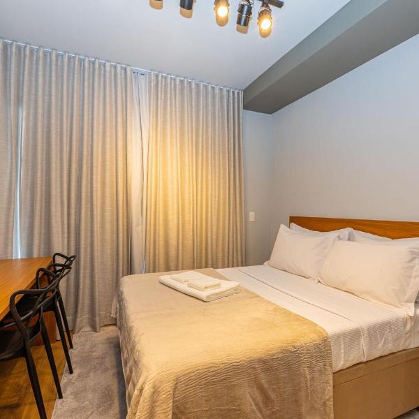 Studio com ar-condicionado em Bela Vista, SP