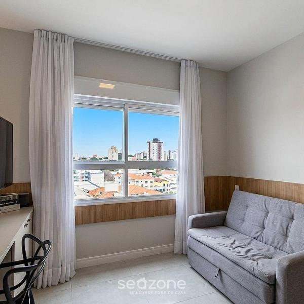 Studio em Cond. c/ Piscina e Vista Cid. CJG0904