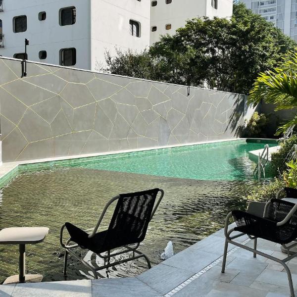 Ar condicionado, piscina e roupas de cama - Foto 4