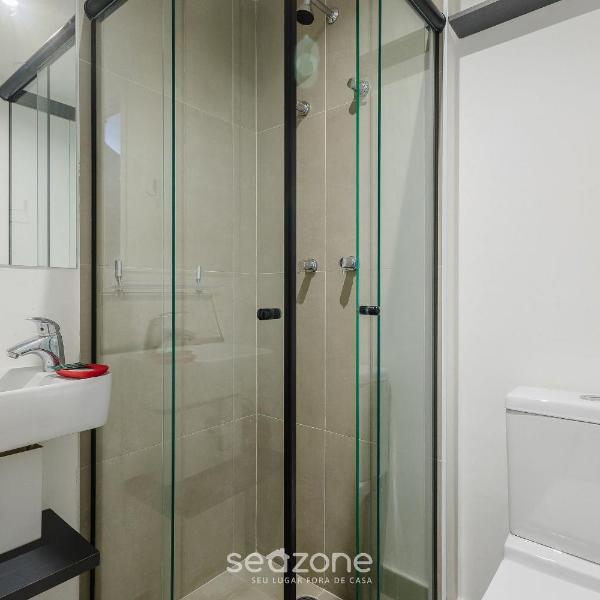 Sua estadia completa em prédio com piscina a passos do Metrô - FRE - Foto 3