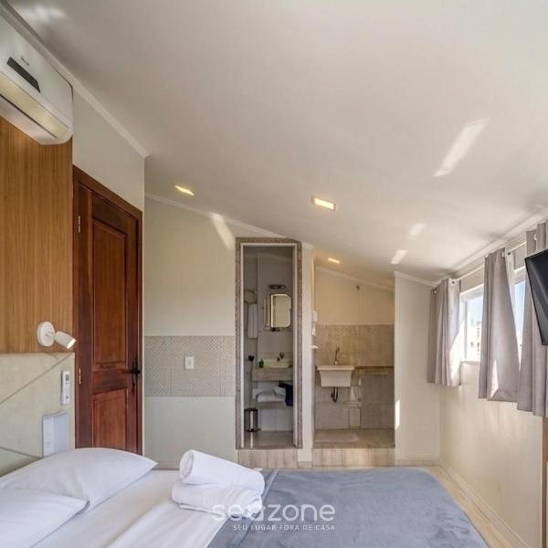 Studio c/ Vista p/ Mar a 410m da Praia RBV0401