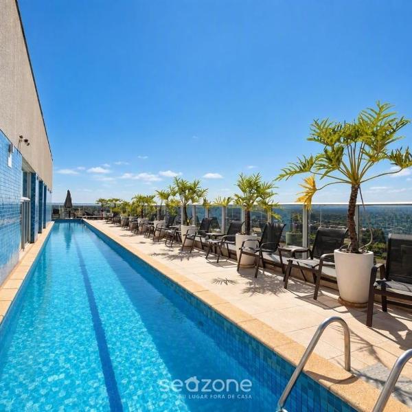 Apto. em Cond. c/ Piscina e Vista Cid. DMO0124