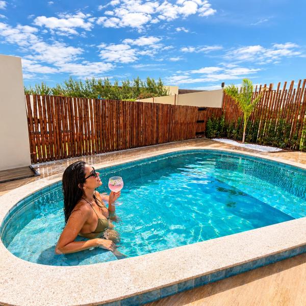 Flat 3 Quartos com Piscina privativa, Praia dos Carneiros - Foto 3