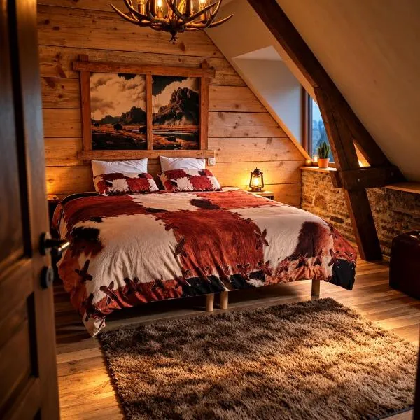 Le Gite du Ranch Normand, hotel v destinaci Les Cresnays
