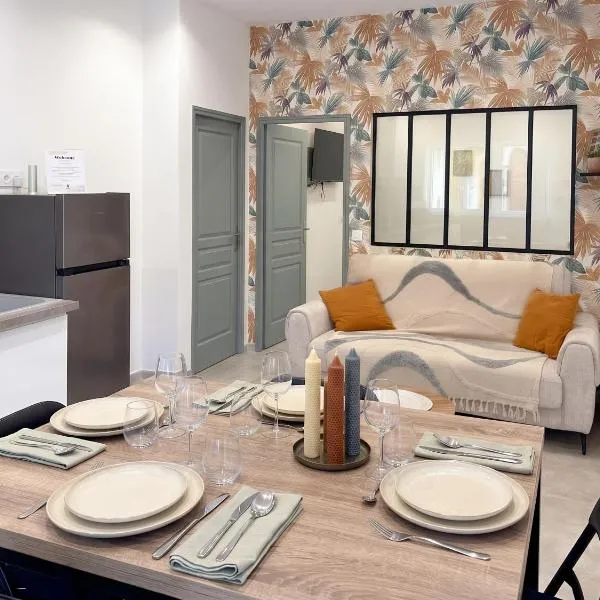 2 pièces cosy proche randonnées & mer méditerranée, hotel u gradu Banjol an Fore