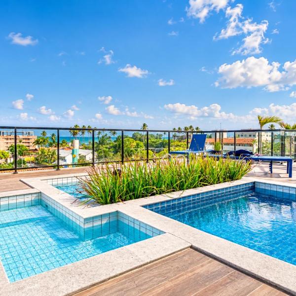 Centro de Porto de Galinhas com piscina e quarto privativo - Foto 4