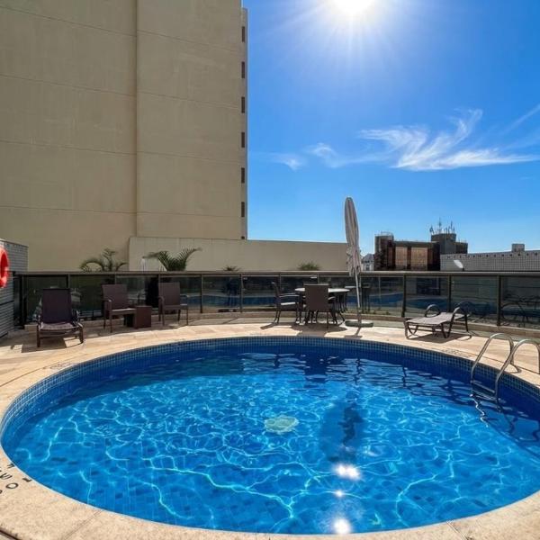 Apto com Escritorio e Piscina no Setor Hoteleiro - Foto 5