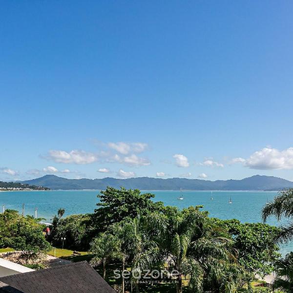 Apartamento à beira-mar vista lateral mar JBM302