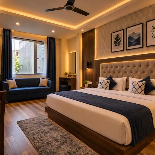 Hotel Grand Smart Plaza Near By IGI Airport Delhi、ニューデリーのホテル