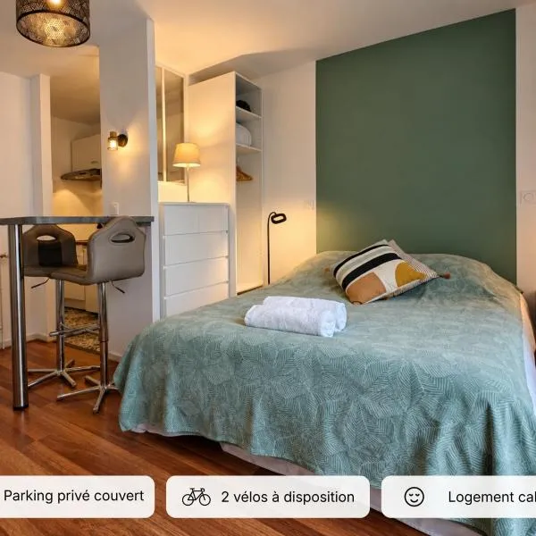 T1 bis rénové Grenoble et parking, hotel i Grenoble