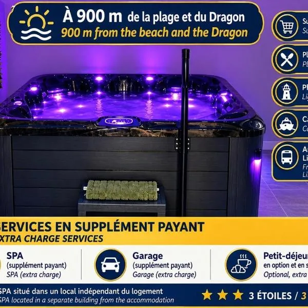 I - 3-Star Apt I Walk to Beach & Town I Paid Extras Spa, Garage & Breakfast, hotel en Calais