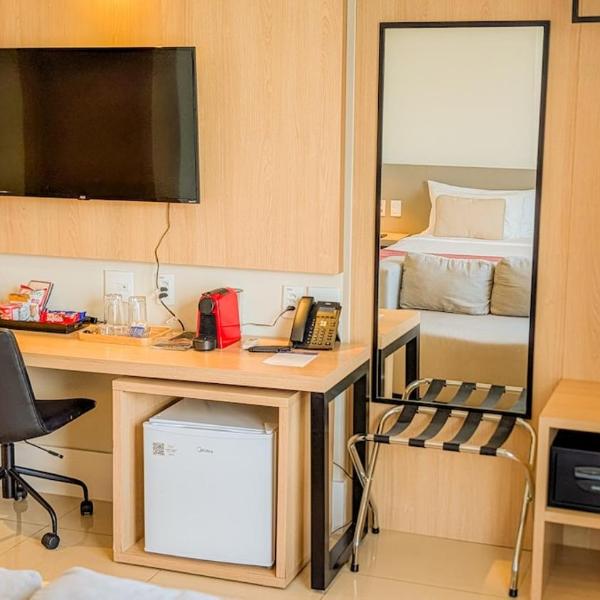 Quarto aconchegante no Ramada Brasília Alvorada - Foto 3