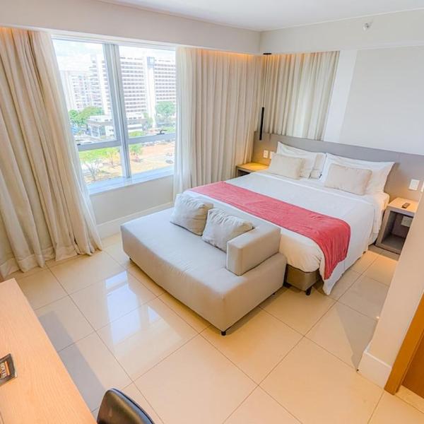 Quarto aconchegante no Ramada Brasília Alvorada - Foto 4
