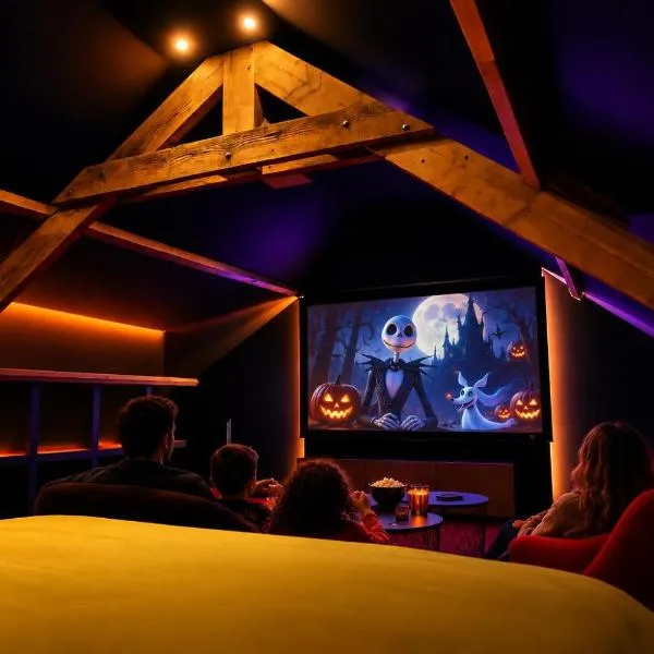Cinéma privé Harry Potter & Stranger Things 8p, hôtel à Saint-Omer