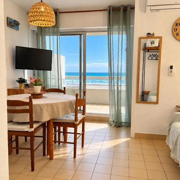 Studio cabine pied dans l eau climatisé, parking et wifi haut débit، فندق في كانيه ان روسيلون