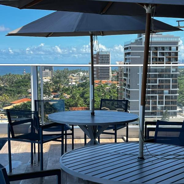 Vista Mar Incrível I Piscina com Borda Cobertura I Novo I Salvador - Ilha de Pharos - Foto 2