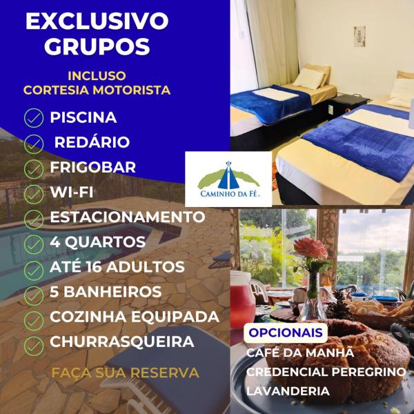 Espaço Cosmos Privativo -Caminho da Fé - Grupos e Famílias