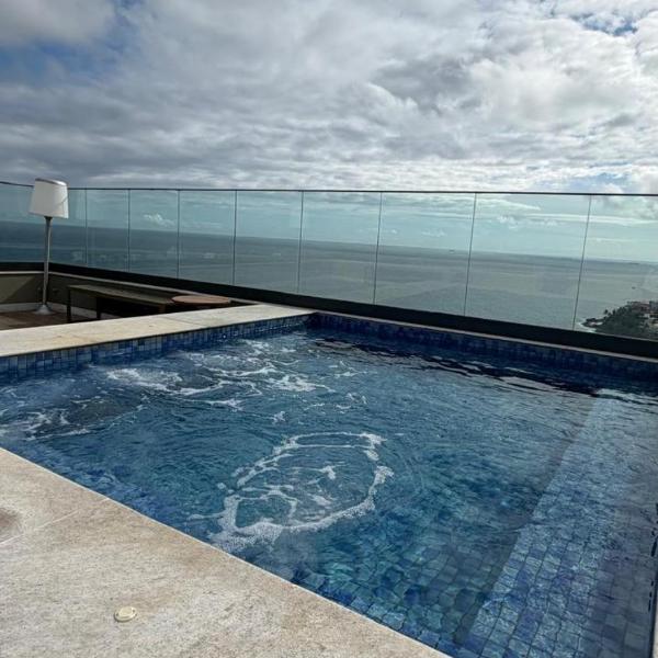 Studio no Rio Vermelho rooftop vista mar, piscina - Foto 4