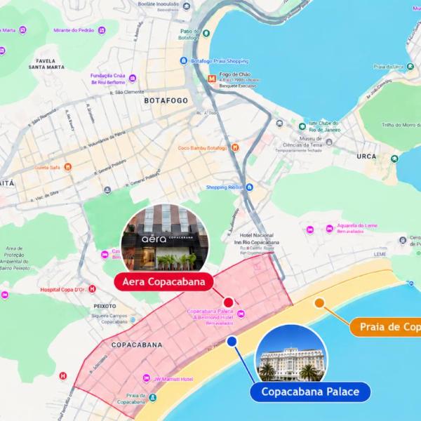 Aera Rio de Janeiro Copacabana - Café da manhã incluso e a poucos minutos da praia e do metrô - Foto 3