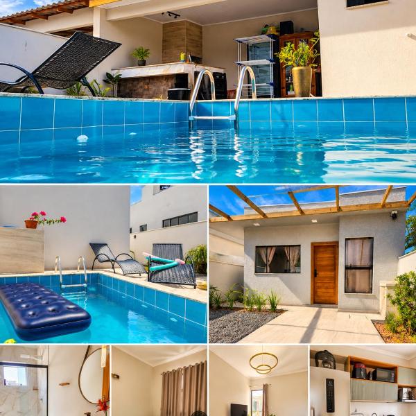Casa com Piscina a 700m da Praia do Farol no Pontal