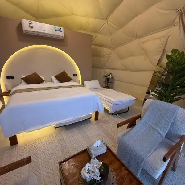 Sunset domes private camp, hotel in Al Raka