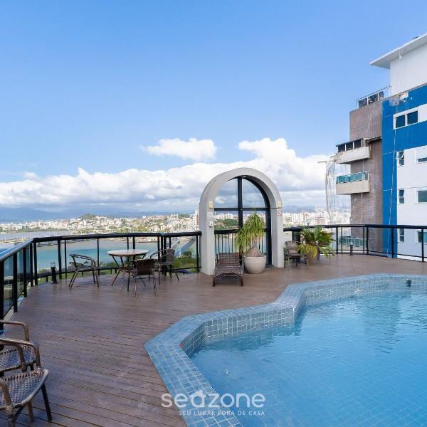 Acomodações completas em prédio com piscina e academia no Centro de Florianópolis - LINs - Foto 4