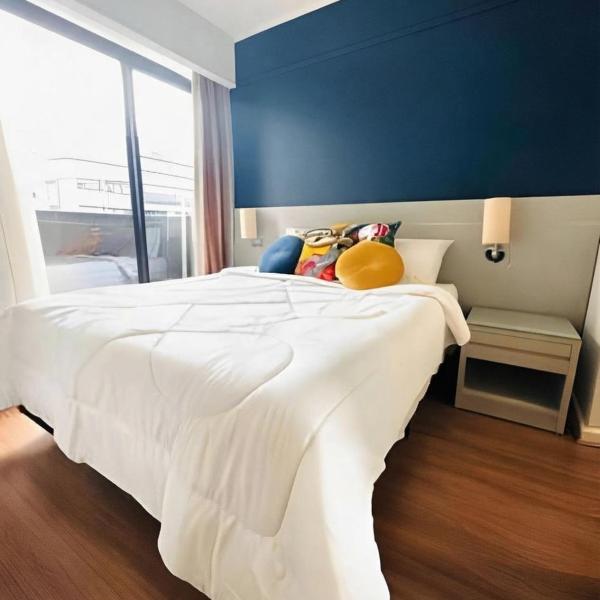Flat 4 estrelas no Brascan - R Bandeira Paulista