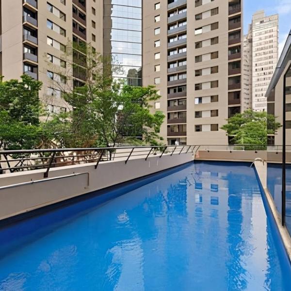 Flat 4 estrelas no Brascan - R Bandeira Paulista - Foto 4