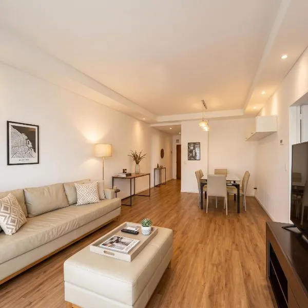Viesnīca Departamento 3 amb para 5 personas con gimnasio, cochera y piscina Buenosairesā