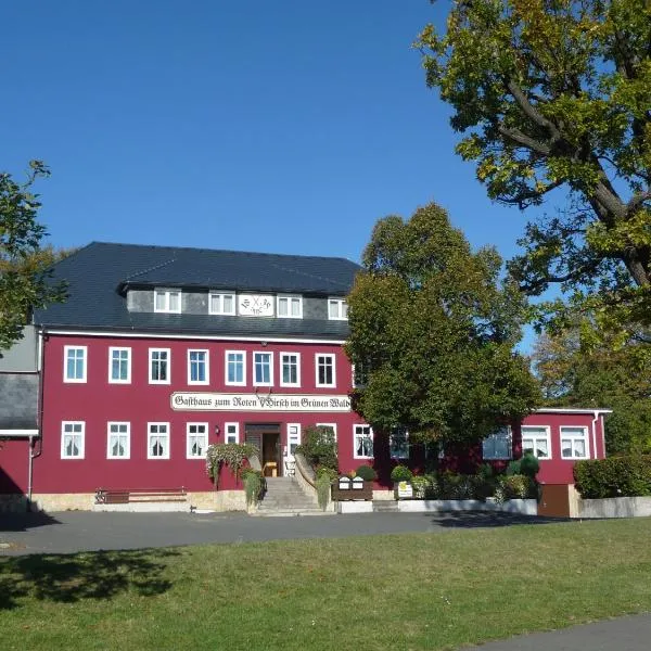 Zum Roten Hirsch im Grünen Wald, hotel u gradu Zalfeld