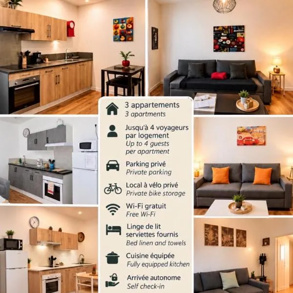 Les Cerisiers - Une escale comme à la maison - – hotel w mieście Damparis
