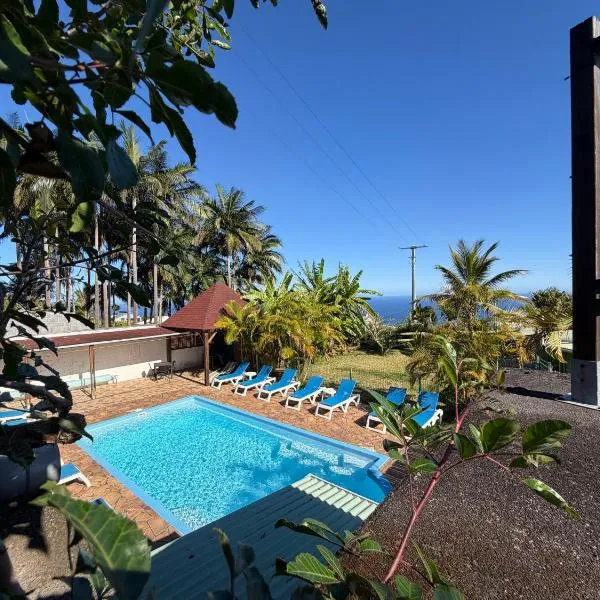 생조세프에 위치한 호텔 Les Bungalows les Vanilliers, Sud Sauvage avec piscine