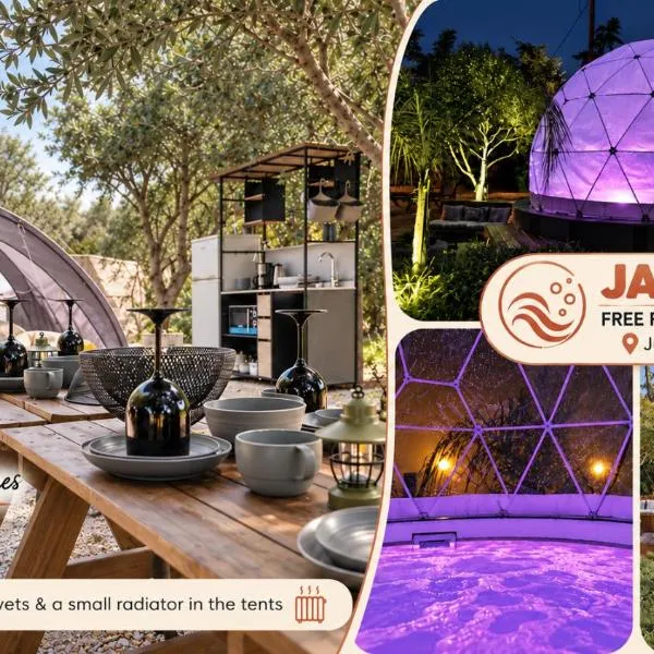 Summer IGLOO by the sea in COCOland, hotel din Pálioura