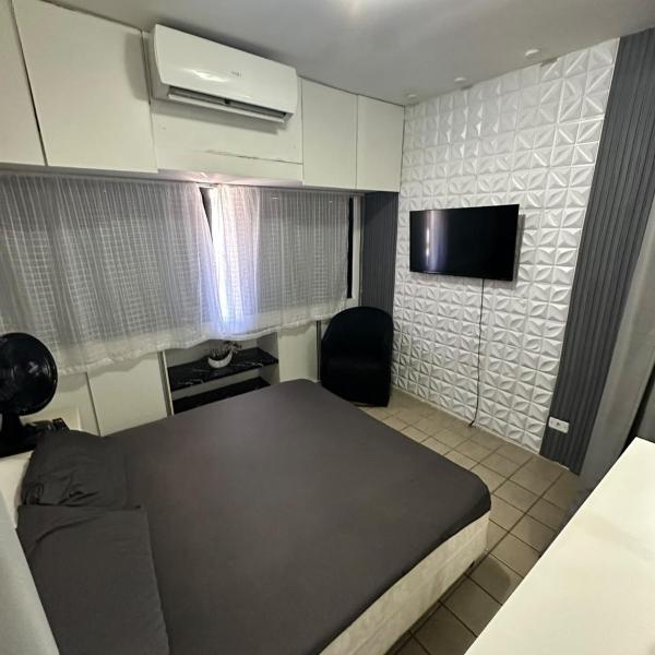 Flat Completo- Praia de Jatiuca I Cobertura, Academia, Piscina, Mini mercado, Estacionamento