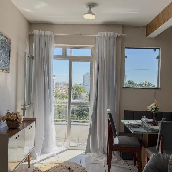 Aconchego do Forte 301- apartamento moderno com ar condicionado ,wi-fi e garagem pertinho da praia do Forte em Cabo Frio - Foto 4