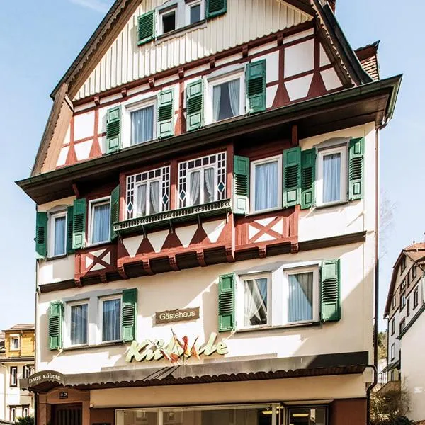 Gästehaus Kühnle, hôtel à Bad Wildbad