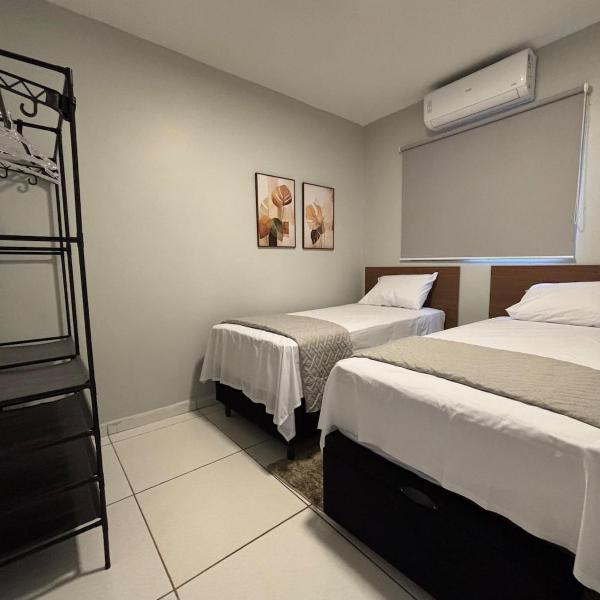Apartamento Novo Ar nos 2 Quartos 3 Camas - Foto 2