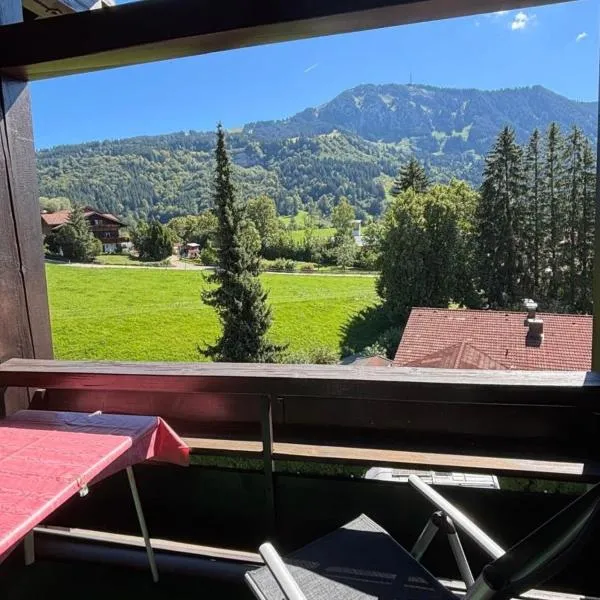 Ferienwohnung Grüntenausblick Bergblick & 2 Balkone im Allgäu, Hotel in Rettenberg