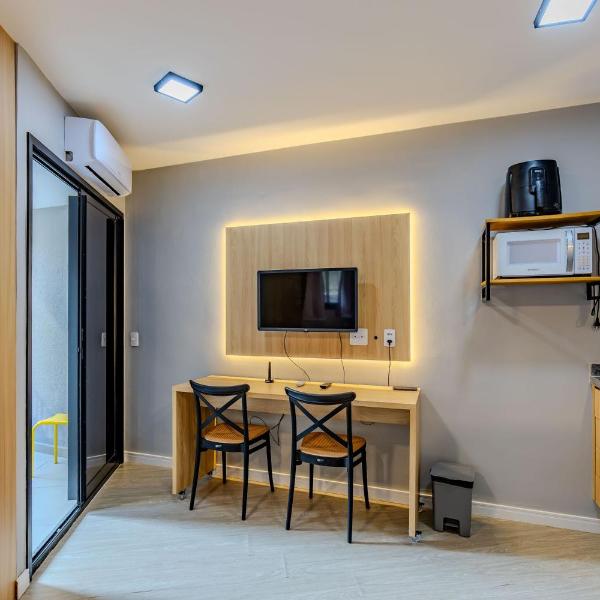 Studio com ar condicionado e WiFi em Santa Cecilia - Foto 4