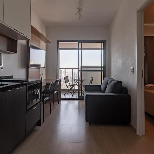 Apartamento 1 dormitório com varanda perto da Av Paulista