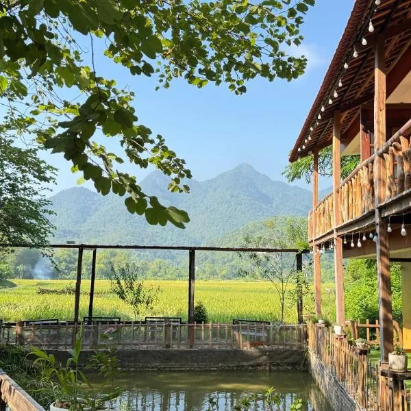 La Mai Chau Home、マイチャウのホテル