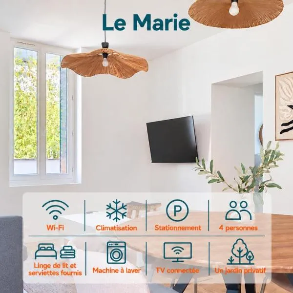 Le Marie - Appartement avec Jardin - 4 personnes, hotell sihtkohas Valence