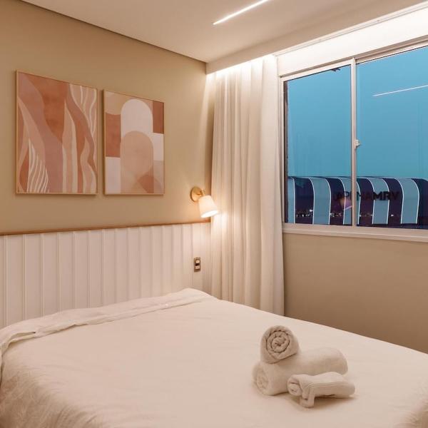 Apartamento decorando com vista perfeita para Arena MRV
